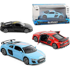 Машинка DL 69377 (48) "Авто Експерт", 3 кольори, металопластик, масштаб 1:32, світло, звук, інерція, в коробці, МІКС ВИДІВ