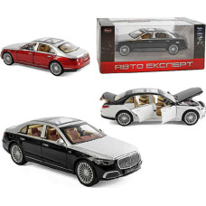 Машина TX 90740 (48/2) "Авто Експерт", 3 кольори, металопластик, масштаб 1:22, світло, звук, інерція, відчиняються двері, багажник та капот, в коробці