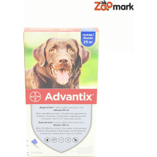 Адвантикс (Advantix) капли от блох и клещей для собак 25 - 40кг