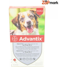 Адвантикс (Advantix) капли от блох и клещей для собак 10 - 25кг