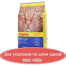 Josera DailyCat беззерновой корм для кошек 400г+400г