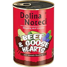 Dolina Noteci Premium Superfood консервы для собак 800г говядина и гусиное сердце