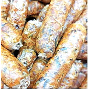 Лакомство для собак Колбаски куриное филе микс сухофрукты с шиповником 50штуп