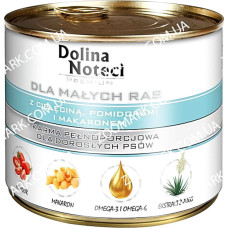 Dolina Noteci Premium Dog телятина, помидор, макароны для мелких пород 185 г