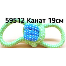Канат цветной 2 петли 19 см 3355-04
