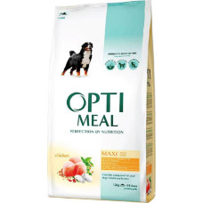 Optimeal для взрослых собак крупных пород с курицей 4кг