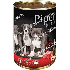 DN Piper Junior Dog с говяжьим сердцем и морковью 400г