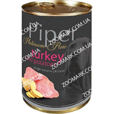 DN Piper Platinum Dog с индейкой и картошкой 400 гр