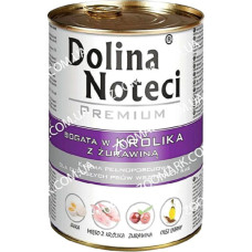 Dolina Noteci Premium Dog АСС с кроликом и клюквой 800 г