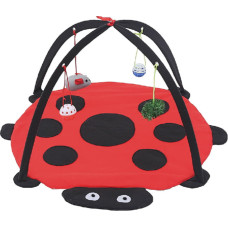 Игровой развивающий коврик с игрушками для кошек 555535 см