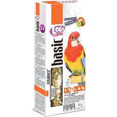 Lolopets Колосок для попугаев розеллы с киви, 2шт