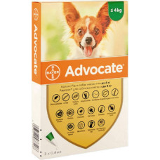 Advocate (Адвокат) капли от блох и клещей для собак До 4кг