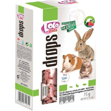 Дропсы для грызунов лесная ягода 75 г Lolopets