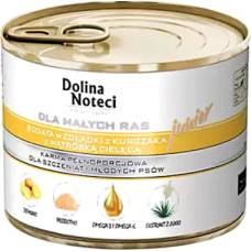 Dolina Noteci Premium Dog куриный желудок и печень теленка для щенков и юниоров мелких пород 185 г