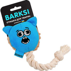 Игрушка для собак Barksi Кот с пищалкой и канатом