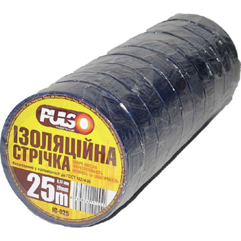 Изолента PULSO PVC 25 м синяя