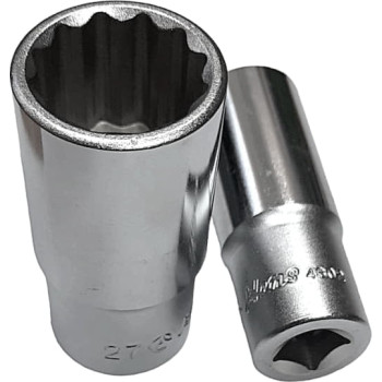 Головка торцева глибока 1/2" 12-гр. 27мм HANS