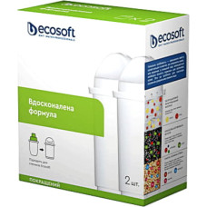 Картридж для фильтра кувшина Ecosoft К-т Картриджів для глечиків покращений (2 шт) (4820056800692)