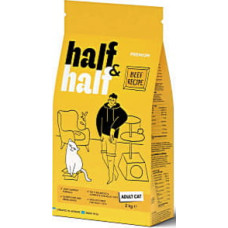 Сухой корм для кошек Half&Half с говядиной 2 кг (4820261920840)
