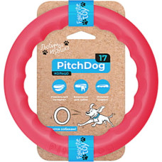 Игрушка для собак Collar PitchDog Кольцо для апортировки 17 см розовое