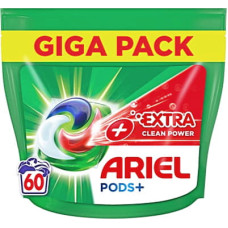 Капсулы для стирки Ariel Pods All-in-1 + Сила экстраочистки 60 шт. (8001090804969)