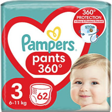 Подгузники Pampers трусики Pampers Pants Размер 3 (6-11кг) 62 шт (8006540069233)