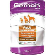 Влажный корм для собак Gemon Dog Wet кусочки с мясом диких животных 100 г