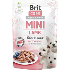 Влажный корм для собак Brit Care Mini для щенков филе с ягненком в соусе