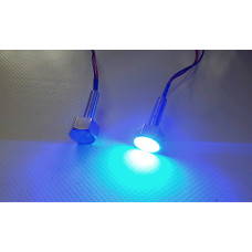 Болтики для номеров 4078 с подсветкой 6LED Blue (пара)