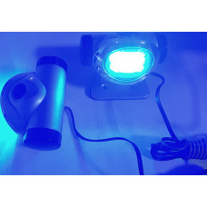 Подсветка-фонарь наружная KL-26 2x7LED Blue овал (пара)