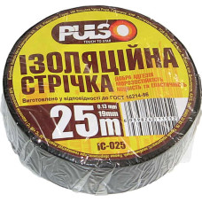 Изолента PULSO PVC 25 м черная