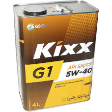 Масло моторное KIXX синтетика G1 5W40 4л