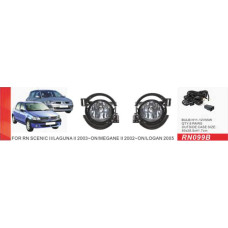 Фары противотуманные Renault /DACIA Logan 2004-2009/Scenic/Laguna/Megan