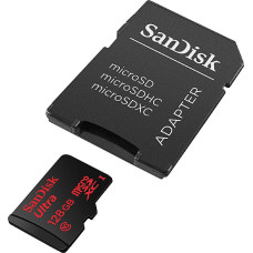 SanDisk 128GB microSDXC C10 UHS-I R80MB/s Ultra