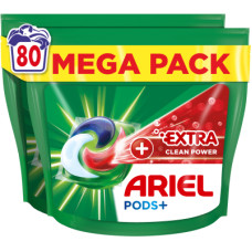 Капсулы для стирки Ariel Pods All-in-1 + Сила экстраочистки 80 шт. (8700216580991)