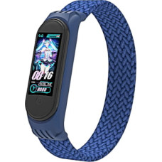 Ремешок для фитнес браслета Armorstandart Braided Solo Loop для Xiaomi Mi Band 4/5/6 Blue size M 