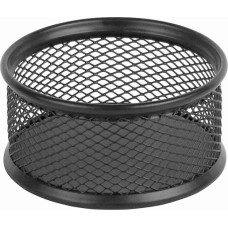 Подставка для скрепок Axent 80x80x40мм, wire mesh, black 