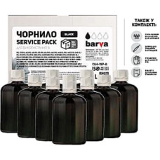 Чернила Barva Canon/HP/Lexmark Universal №4 Black 10x100мл ServicePack (CU4-1SP-B)