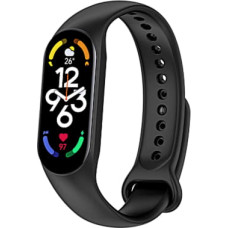 Ремешок для фитнес браслета BeCover Silicone для Xiaomi Mi Smart Band 7 Black 