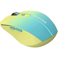 Мышка Canyon MW-44 LED Rechargeable Wireless/Bluetooth Yellow Blue