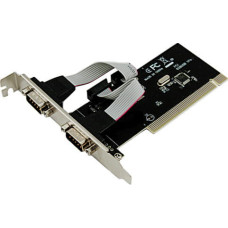 Контроллер PCI переходник на 2 RS232 DB9 COM-порта