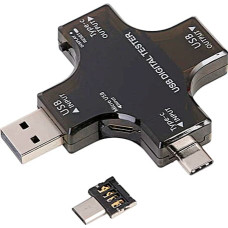 USB тестер тока напряжения емкости, Type-C MicroUSB, Atorch J-7C