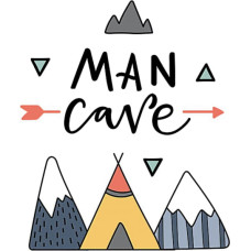 Постер в рамке Man Cave 30х40 см