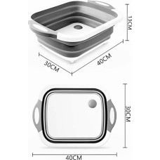 Складная разделочная доска для мытья и резки овощей
