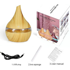 Увлажнитель воздуха Ultrasonic Aroma Humidifier (светлое-дерево)