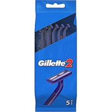 Бритва Gillette 2 одноразовая 5 шт. (3014260282684/3014260287030)