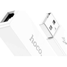 Адаптер-переходник HOCO Acquire UA22 USB на Ethernet, белый