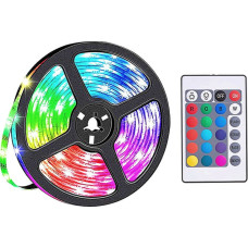 Лента светодиодная LED RGB HOCO DL30 с пультом 4м, черная