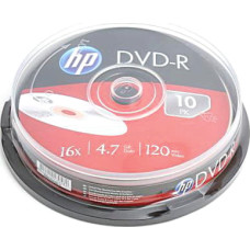 Диск DVD HP DVD-R 4.7GB 16X 10шт (69315/DME00026-3)