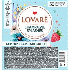 Чай Lovare "Champagne splashes" 50х2 г 